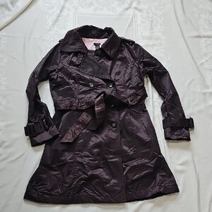 Maurices Dark Purple Trench Coat